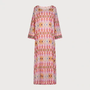 جلابية من القطن المخرم تطريز يدوي نجمي